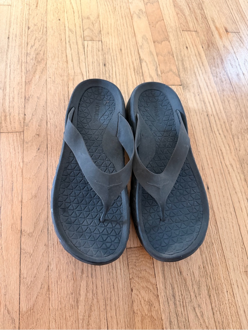 Hoka One One Black Men's Flip-Flops